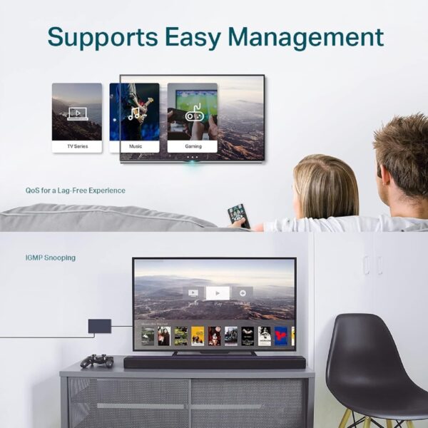 TP-Link SG108E  8 Port Gigabit Switch - Image 6