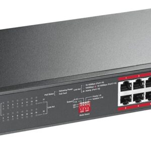 TP-Link 16 Port 10/100Mbps Fast Ethernet PoE Switch | 16 PoE+ Ports @194W, w/ 2 Uplink Gigabit RJ45 Ports + 2 Combo SFP Slots | Plug & Play | Extend Mode | Priority Mode (TL-SL1218MP)